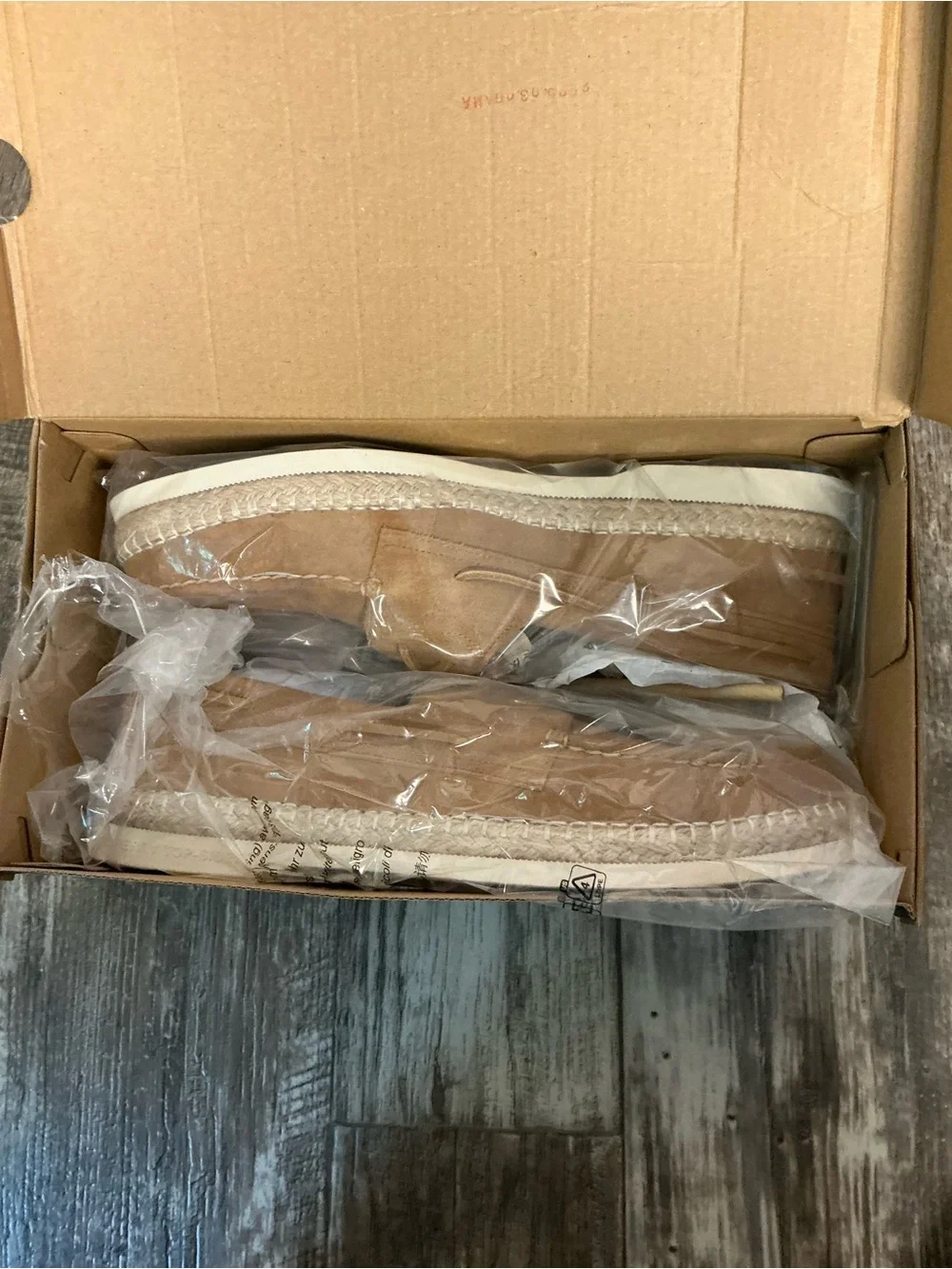 Sperry Men's Suede Boat Shoe in Tan Size 12